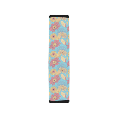Gerberas Pattern Print Design GB04 Car Seat Belt Cover