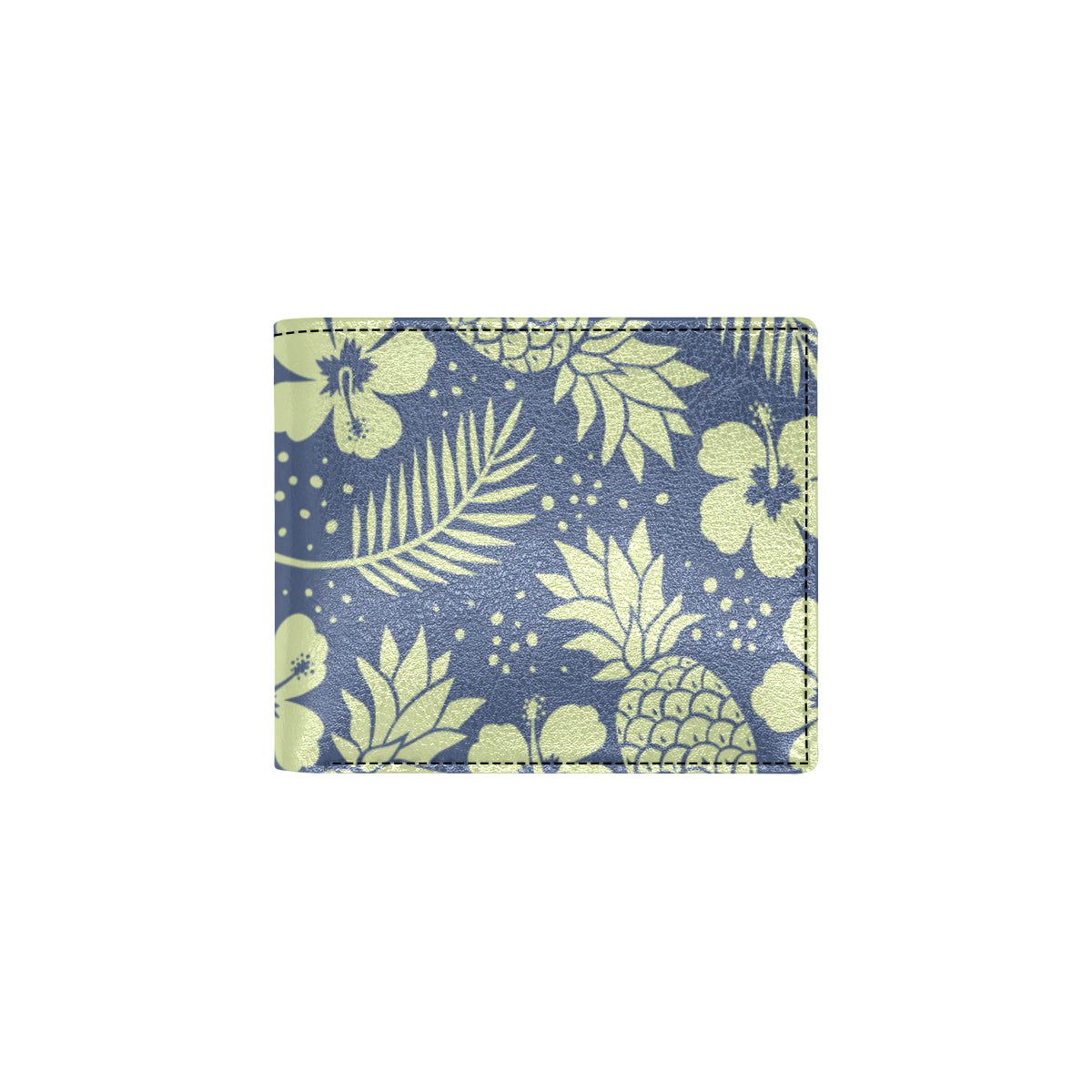 Pineapple Pattern Print Design PP07 Men's ID Card Wallet