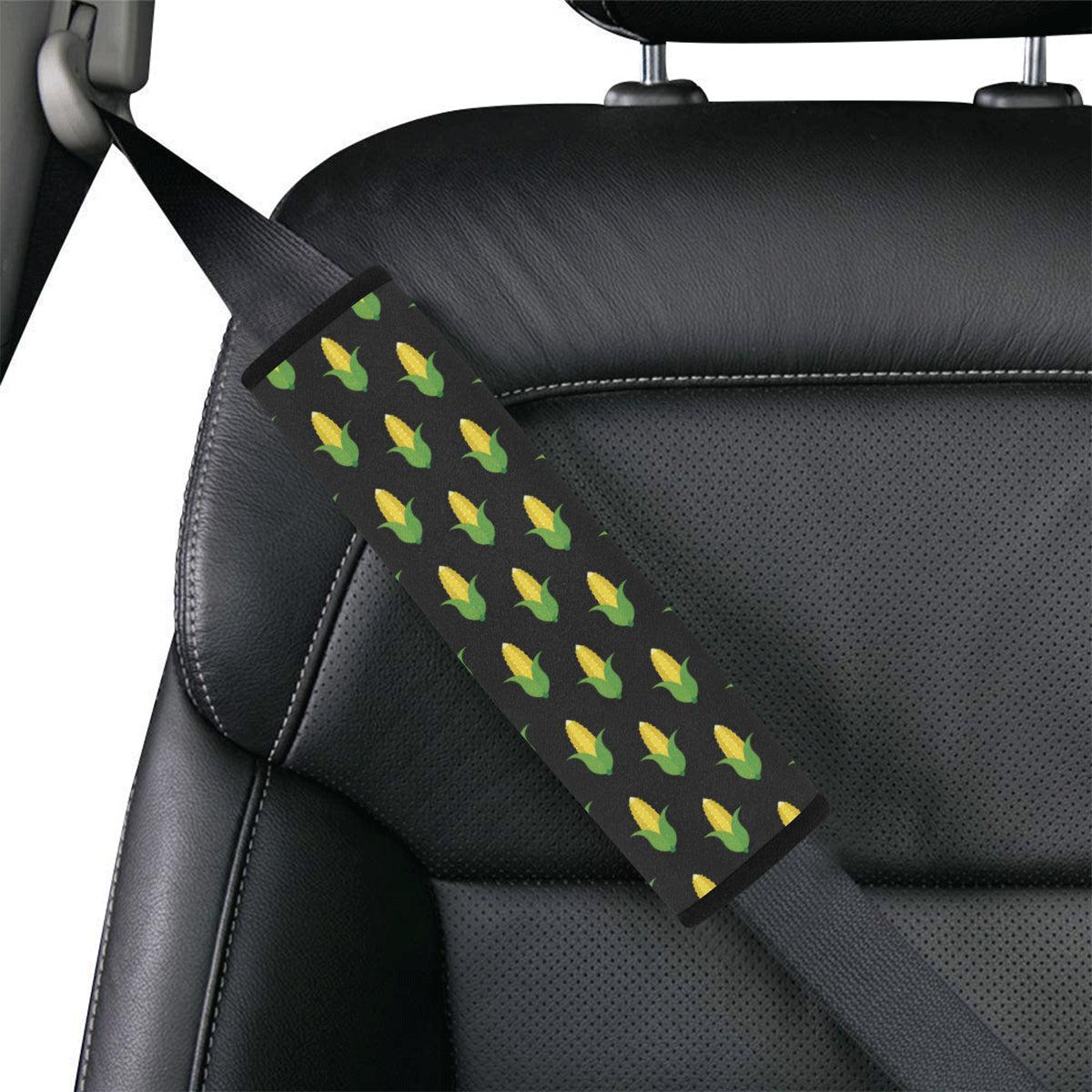Corn Pattern Print Design 05 Car Seat Belt Cover