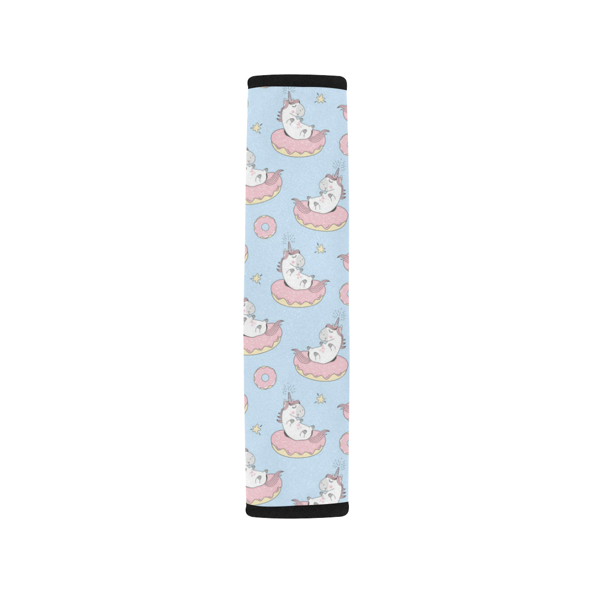 Donut Unicorn Pattern Print Design DN014 Car Seat Belt Cover