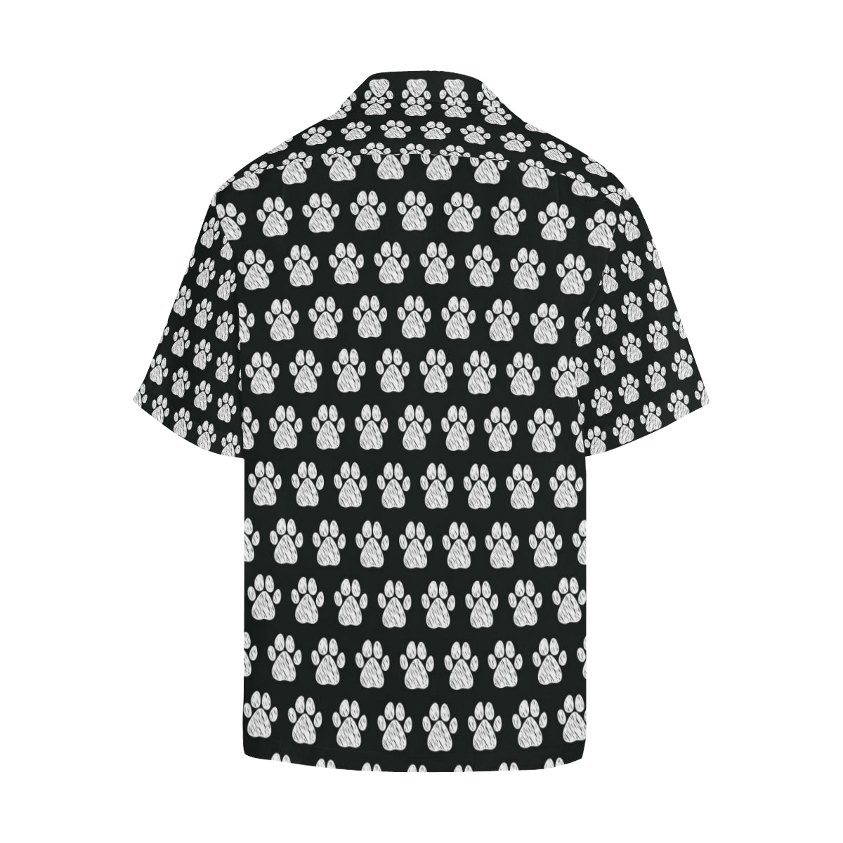 Paw Pattern Print Design A02 Men's Hawaiian Shirt