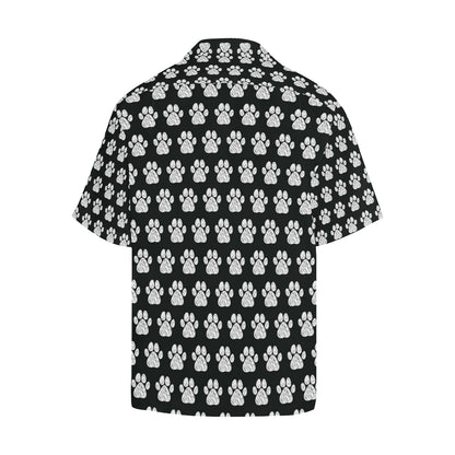 Paw Pattern Print Design A02 Men's Hawaiian Shirt