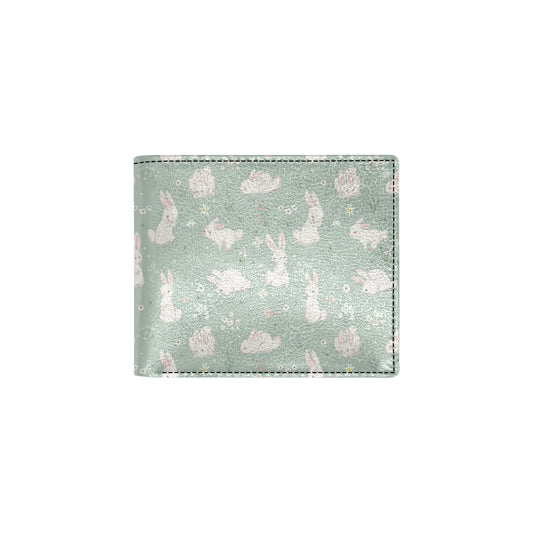 Bunny Pattern Print Design 03 Men's ID Card Wallet