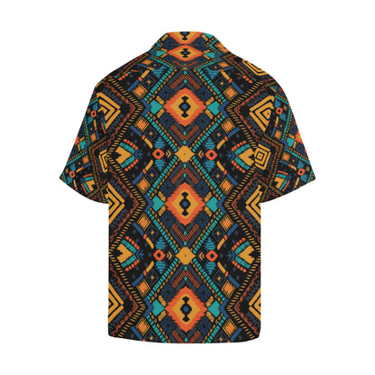 Kente Pattern Print Design 04 Men's Hawaiian Shirt