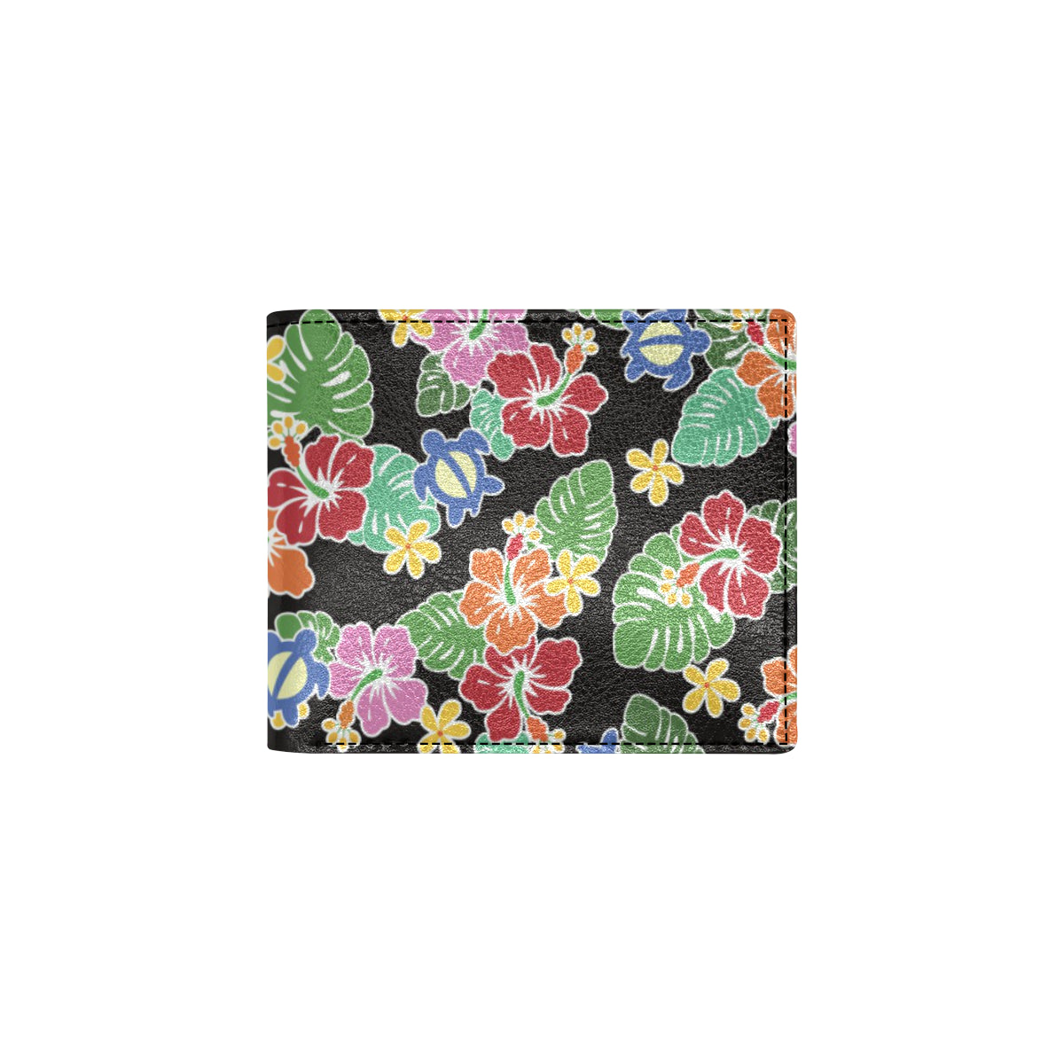 Hawaiian Themed Pattern Print Design H010 Men's ID Card Wallet