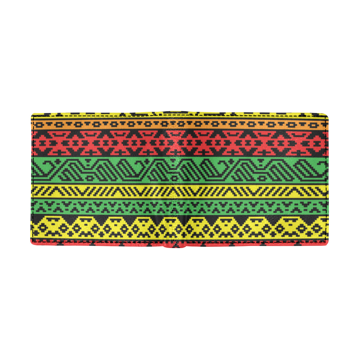 Rastafarian Pattern Print Design A02 Men's ID Card Wallet