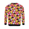 Cupcake Pattern Print Design CP02 Men Long Sleeve Sweatshirt