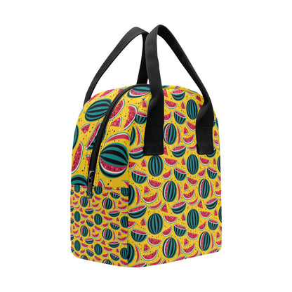Watermelon Pattern Print Design WM02 Insulated Lunch Bag
