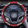 Aztec Pattern Print Design 10 Steering Wheel Cover with Elastic Edge