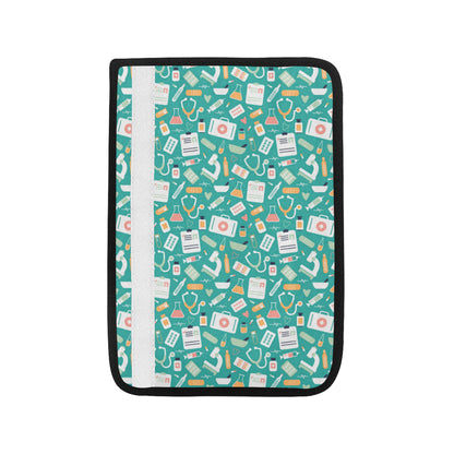 Medical Pattern Print Design 03 Car Seat Belt Cover