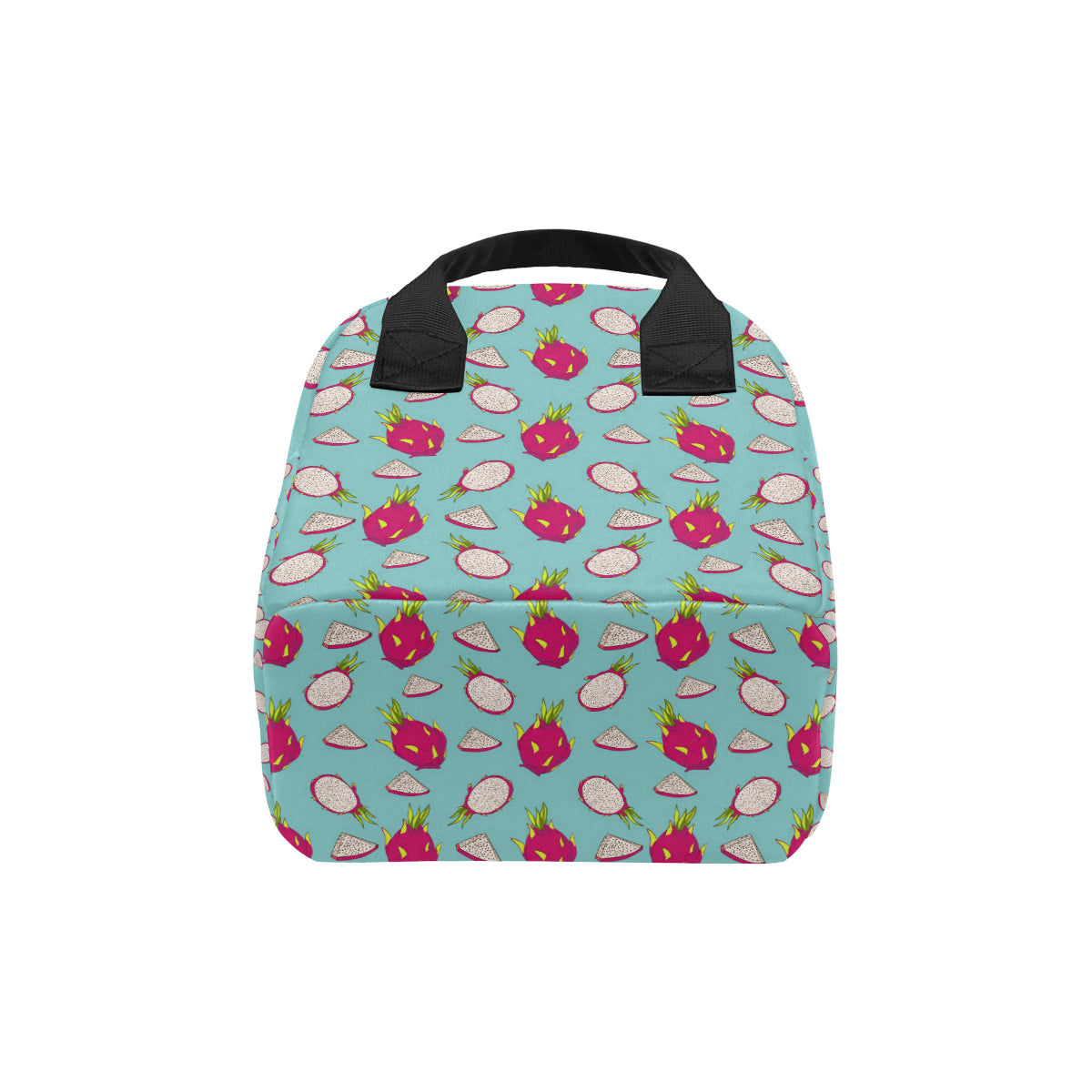 Dragonfruit Pattern Print Design DF01 Insulated Lunch Bag