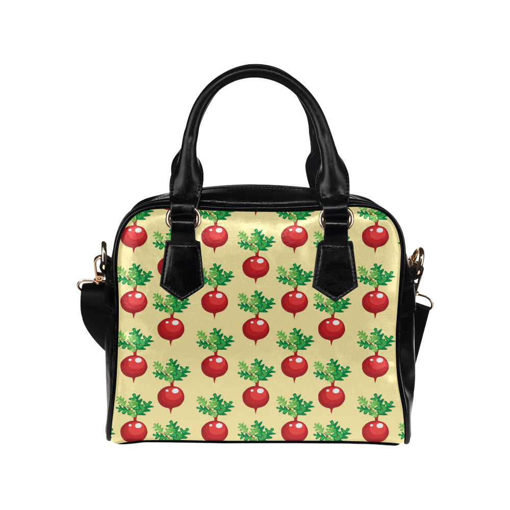 Radish Pattern Print Design A02 Shoulder Handbag