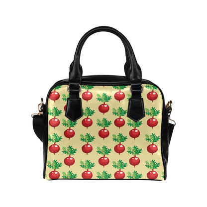 Radish Pattern Print Design A02 Shoulder Handbag