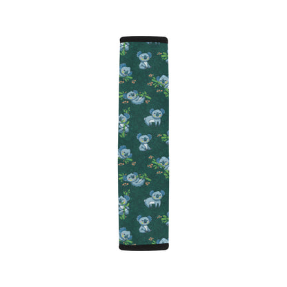Koala Blue Design Print Car Seat Belt Cover
