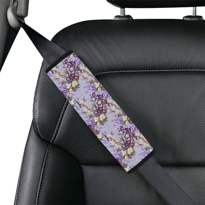 Iris Pattern Print Design IR07 Car Seat Belt Cover