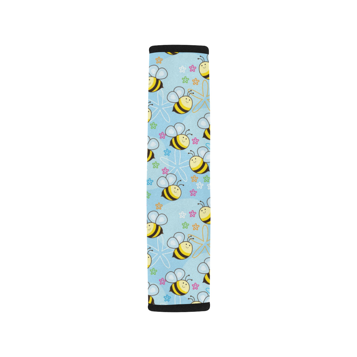 Bee Pattern Print Design BEE03 Car Seat Belt Cover