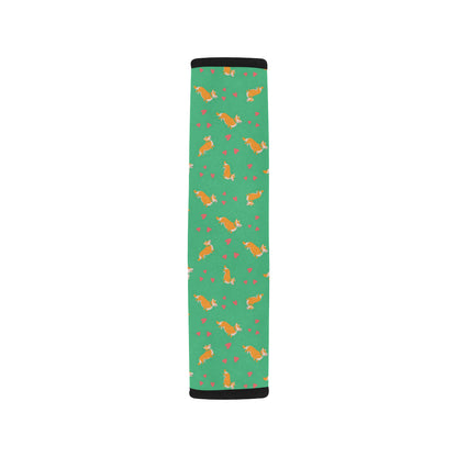 Cardigan Welsh Corgis Pattern Print Design 03 Car Seat Belt Cover