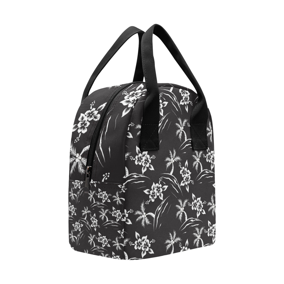Palm Tree Pattern Print Design PT02 Insulated Lunch Bag