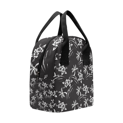 Palm Tree Pattern Print Design PT02 Insulated Lunch Bag