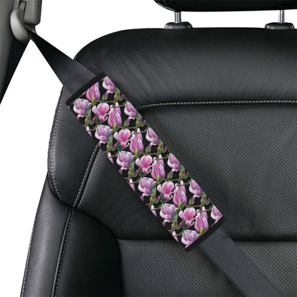 Magnolia Pattern Print Design MAG011 Car Seat Belt Cover