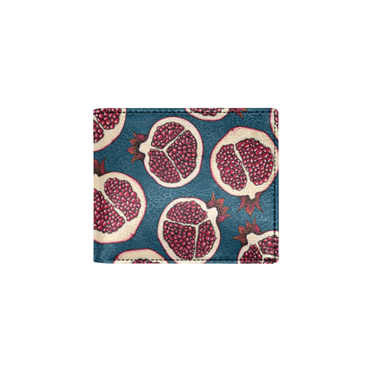 Pomegranate Pattern Print Design PG02 Men's ID Card Wallet
