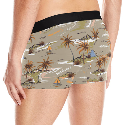 Pacific island Pattern Print Design A05 Men's Boxer Briefs