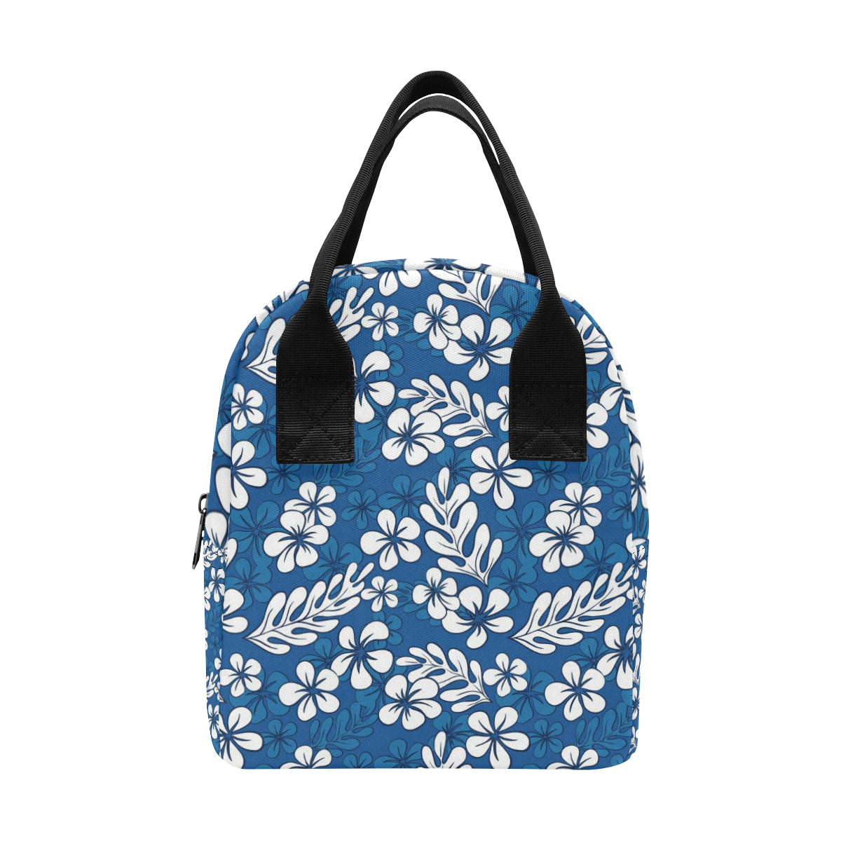 Plumeria Pattern Print Design PM015 Insulated Lunch Bag