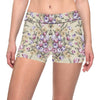 Tulip Pattern Print Design TP04 Yoga Shorts