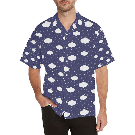 Cloud  Pattern Print Design 03 Men's Hawaiian Shirt