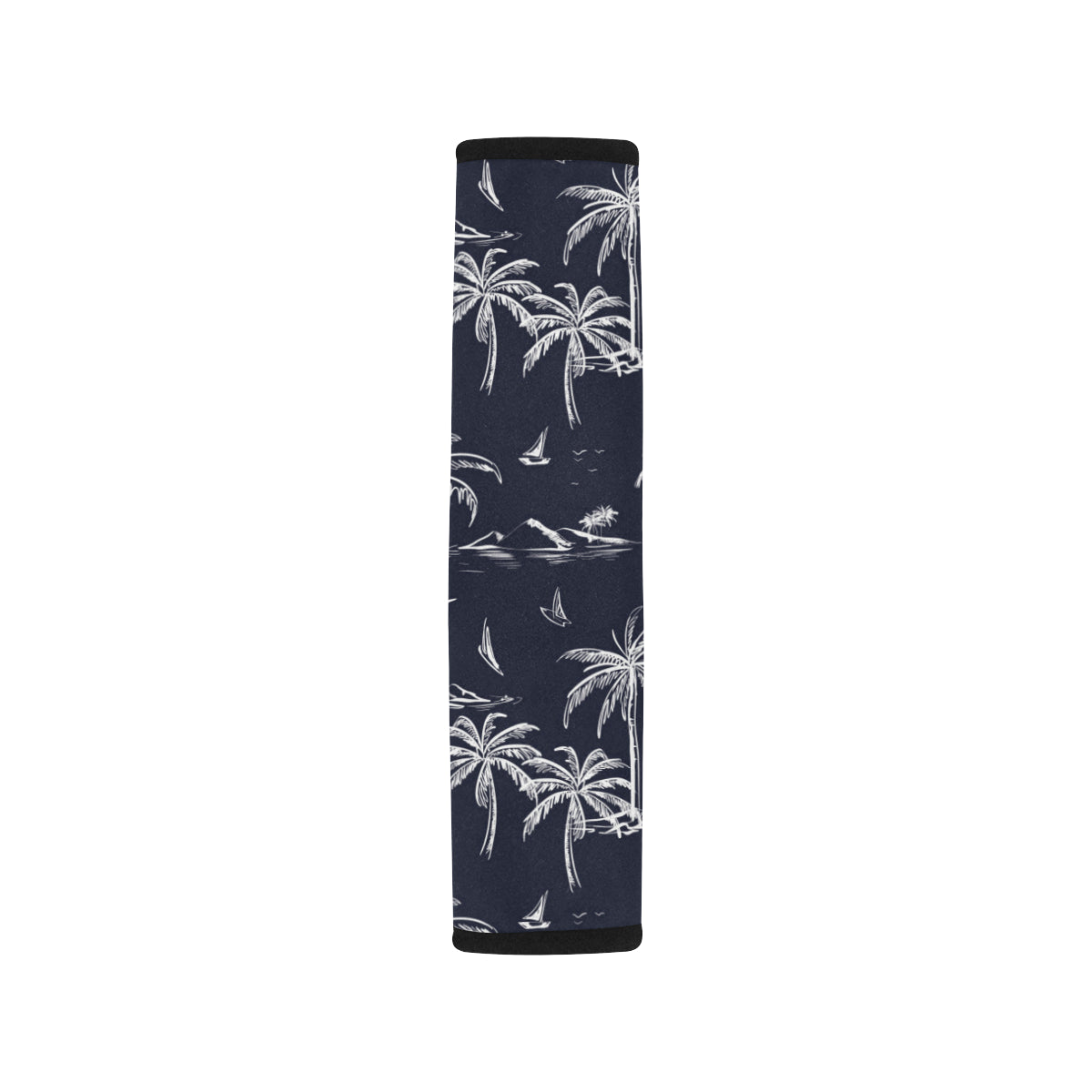 Pacific island Pattern Print Design A02 Car Seat Belt Cover