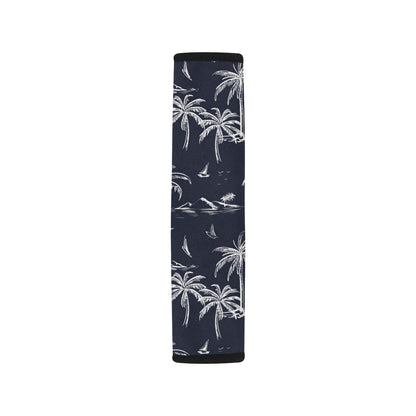 Pacific island Pattern Print Design A02 Car Seat Belt Cover