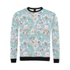 Apple blossom Pattern Print Design AB06 Men Long Sleeve Sweatshirt
