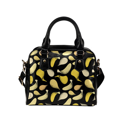 Potato Pattern Print Design A02 Shoulder Handbag