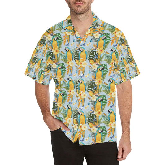 Parrot Pattern Print Design A04 Men's Hawaiian Shirt