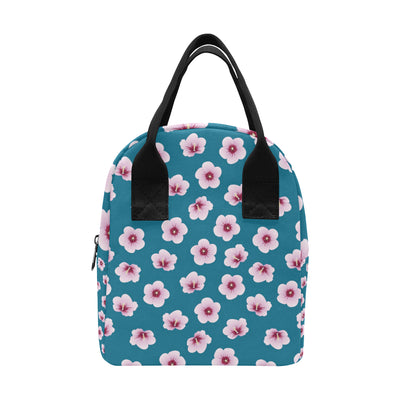 Cherry Blossom Pattern Print Design CB08 Insulated Lunch Bag