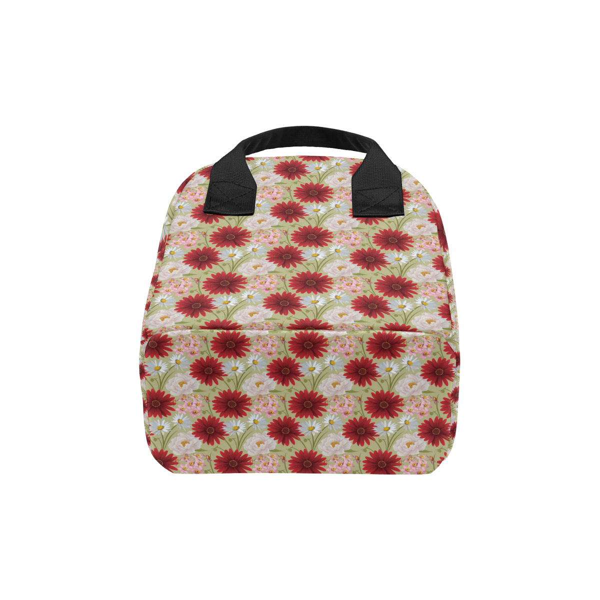 Gerberas Pattern Print Design GB07 Insulated Lunch Bag