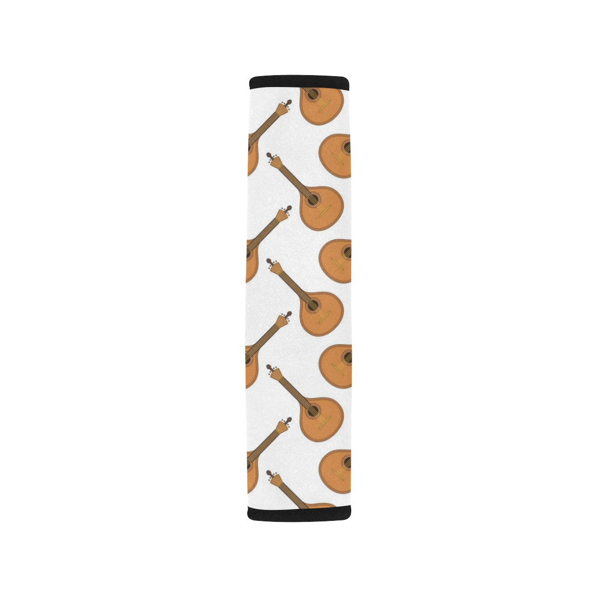 Mandolin Pattern Print Design 01 Car Seat Belt Cover