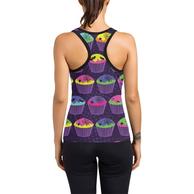 CupCake Halloween Women's Racerback Tank Top