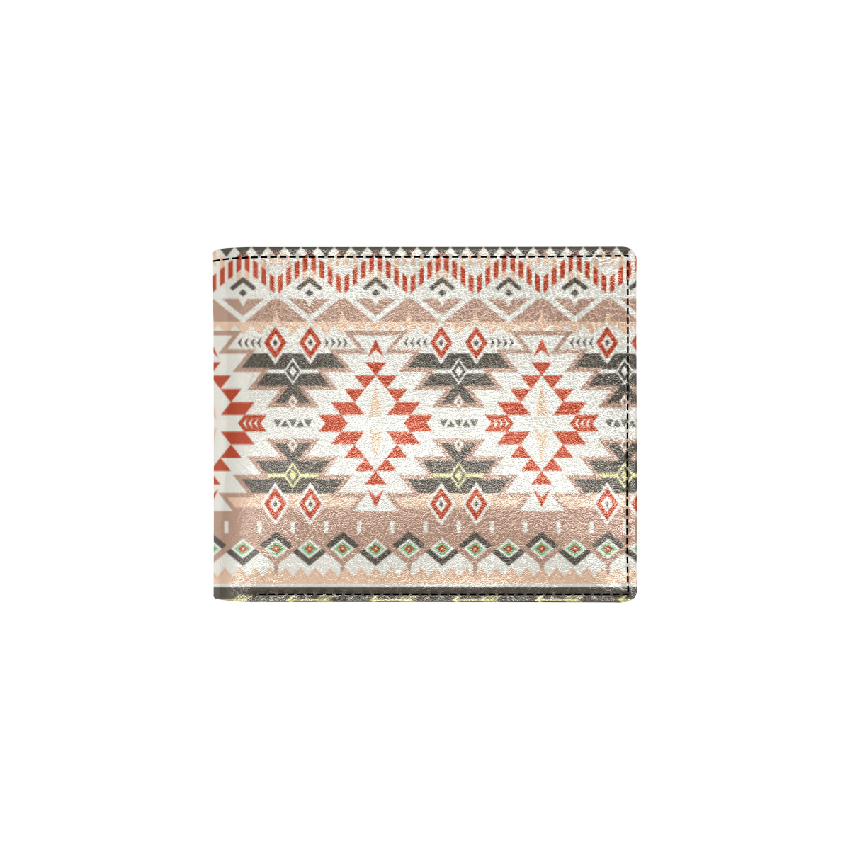 Aztec Pattern Print Design 05 Men's ID Card Wallet