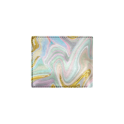 Gold Sweet Marble Men's ID Card Wallet