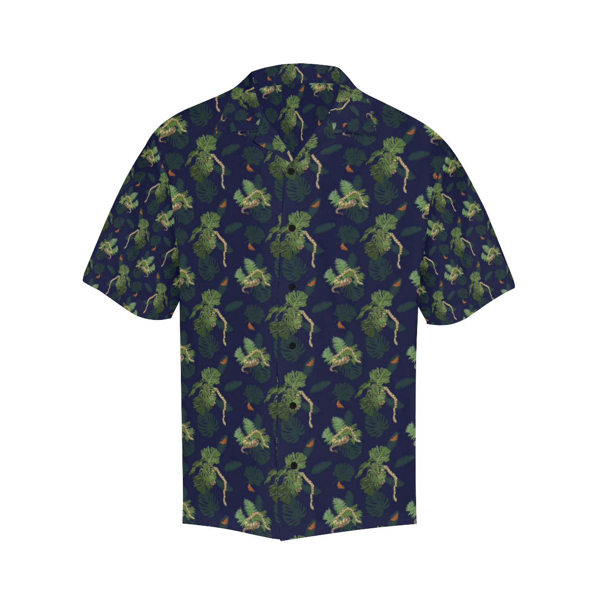 Boa Pattern Print Design 02 Men's Hawaiian Shirt