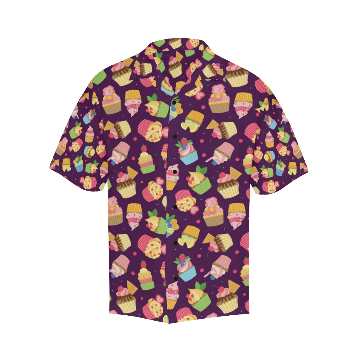 Cupcake Pattern Print Design 05 Men's Hawaiian Shirt