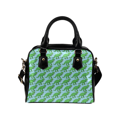 T Rex Pattern Print Design A01 Shoulder Handbag