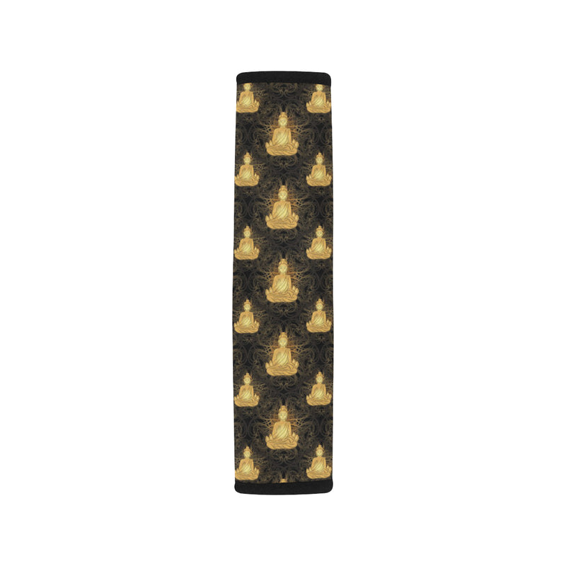 Buddha Pattern Print Design 02 Car Seat Belt Cover