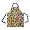 Pineapple Hibiscus Apron with Pocket