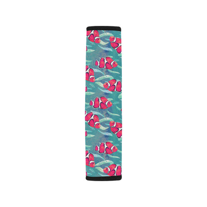 Clownfish Pattern Print Design 02 Car Seat Belt Cover