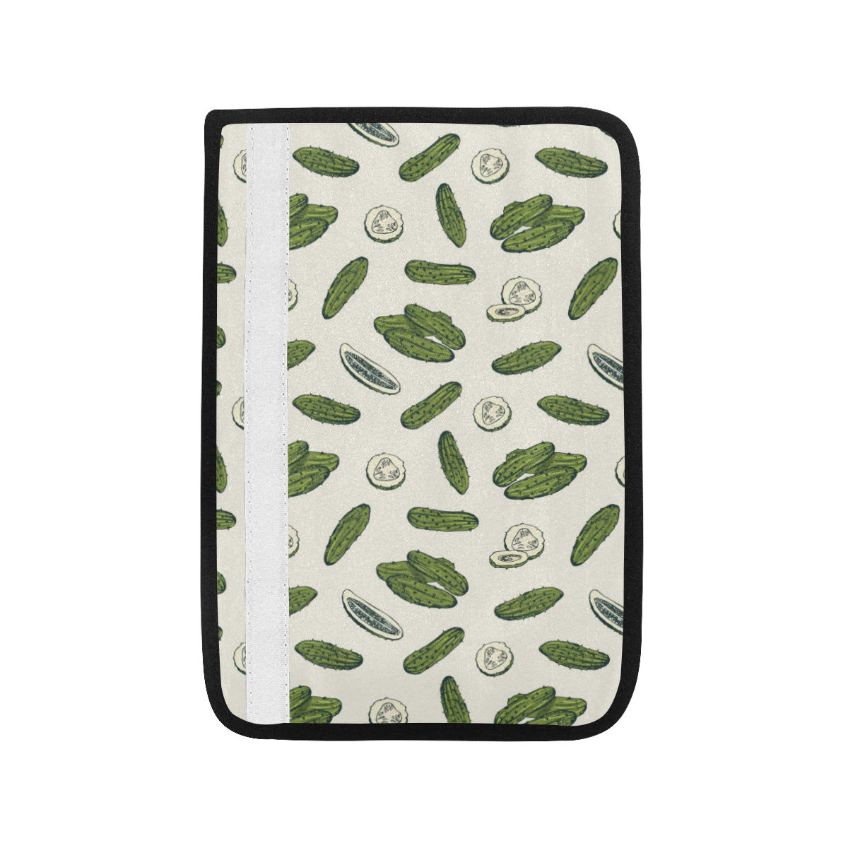 Cucumber Pattern Print Design CC05 Car Seat Belt Cover