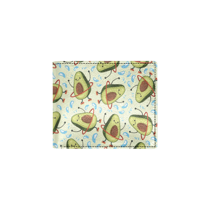 Avocado Pattern Print Design AC02 Men's ID Card Wallet