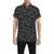 Camo Black Pattern Print Design 02 Men's Short Sleeve Button Up Shirt