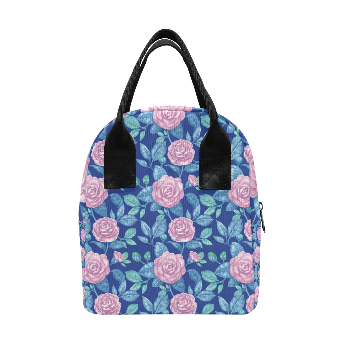 Camellia Pattern Print Design CM05 Insulated Lunch Bag